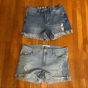 Bundle of 2 Jean Shorts